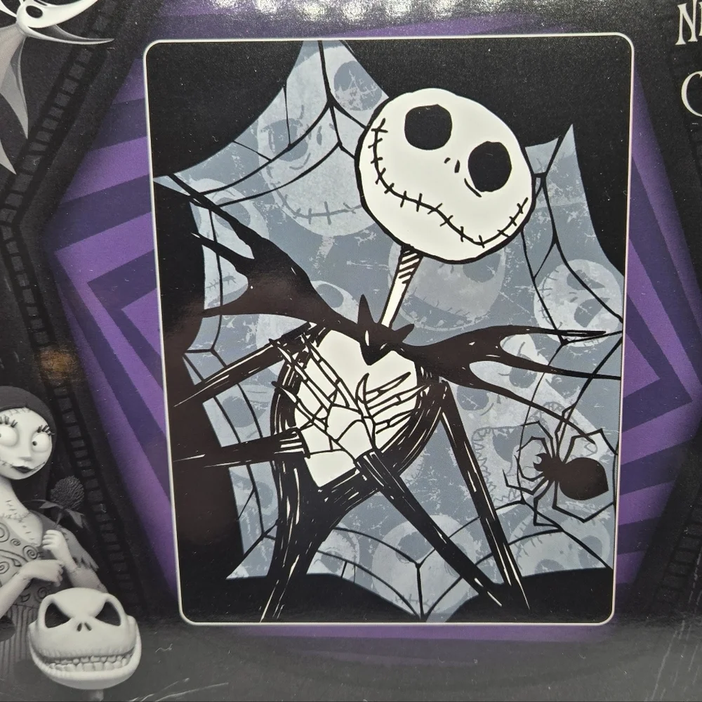 Disney Nightmare Before Christmas Jack Skellington Silky Soft Throw Blanket